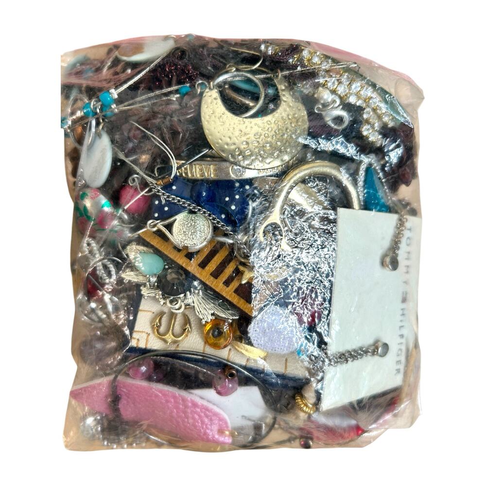 Mixed Jewelry Craft Lot 2+ LBS Upcycle Crafting Jewelry Making Scrap Lot